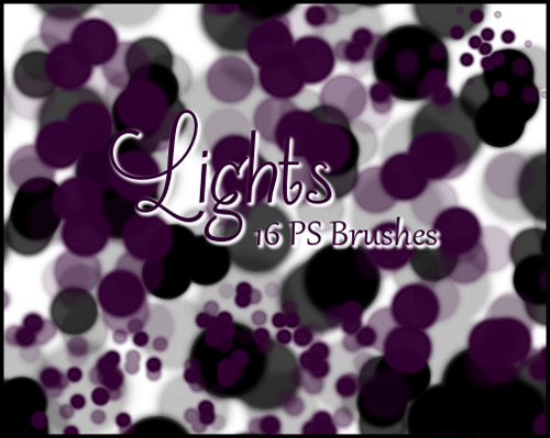 Lights dots Photoshop brushes