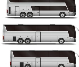 Luxury bus vector illustration 01