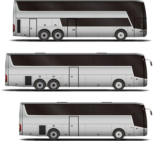 Luxury bus vector illustration 01