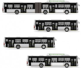 Luxury bus vector illustration 02