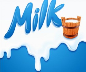 Milk dripping vector backgrounds 01