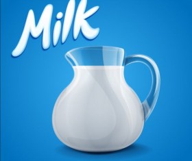 Milk dripping vector backgrounds 03