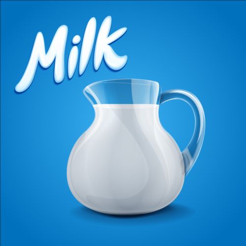 Milk dripping vector backgrounds 03