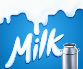 Milk dripping vector backgrounds 05