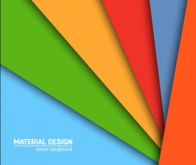Modern material design background vector 02