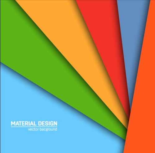 Modern material design background vector 02