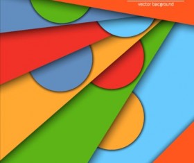 Modern material design background vector 03