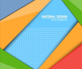 Modern material design background vector 04