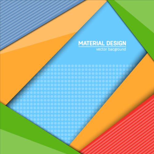 Modern material design background vector 04