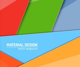 Modern material design background vector 05