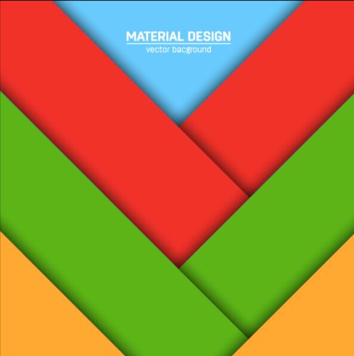 Modern material design background vector 07