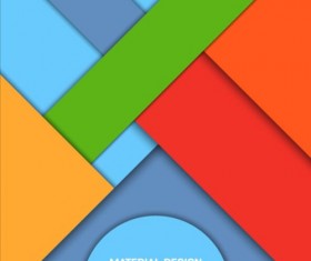 Modern material design background vector 08