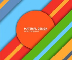 Modern material design background vector 11