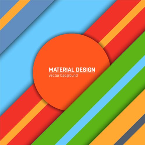 Modern material design background vector 11