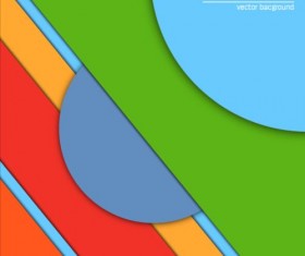 Modern material design background vector 13