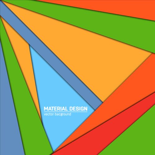 Modern material design background vector 14