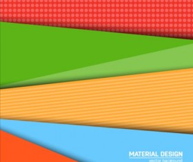 Modern material design background vector 15