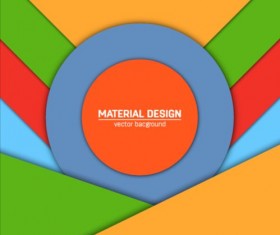 Modern material design background vector 16
