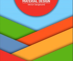 Modern material design background vector 17