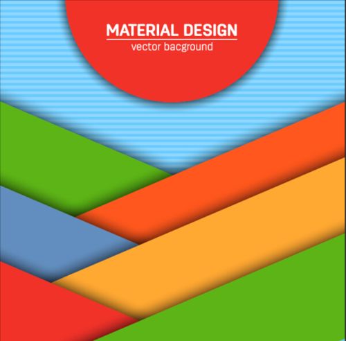Modern material design background vector 17