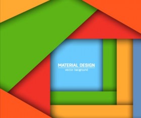 Modern material design background vector 18