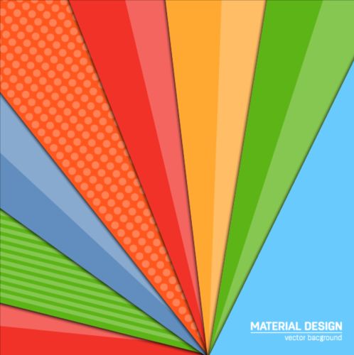 Modern material design background vector 19