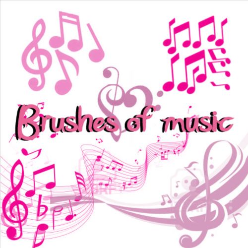 Music Notes PS Brushes