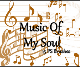 Music PS brushes set