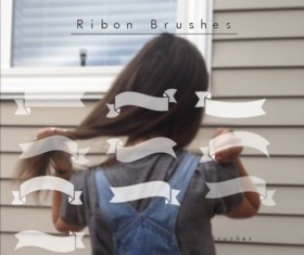 Ribbon Banner PS Brushes