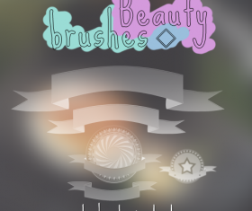 Ribbon with Beauty Brushes