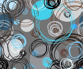 Round lines pattern vector 02