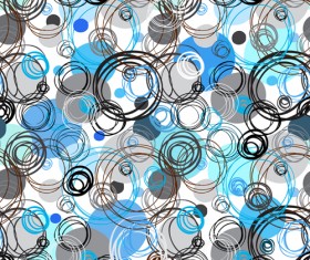 Round lines pattern vector 04