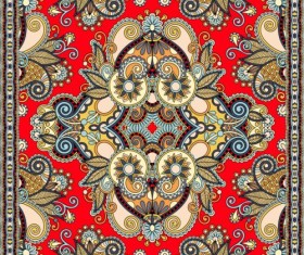 Scarf kerchief seamless pattern vector 01