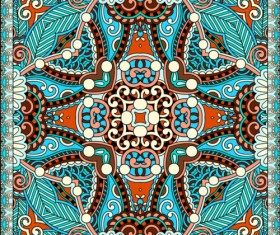 Scarf kerchief seamless pattern vector 03