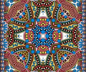 Scarf kerchief seamless pattern vector 04