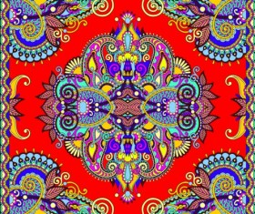 Scarf kerchief seamless pattern vector 10