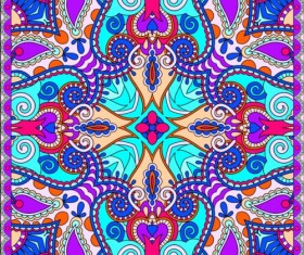 Scarf kerchief seamless pattern vector 12