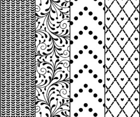 Seamless borders brushes set