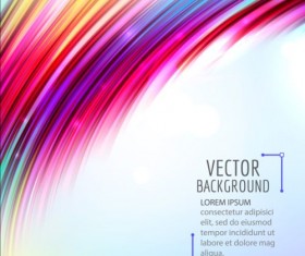 Shining abstract curves background illustration vector 11