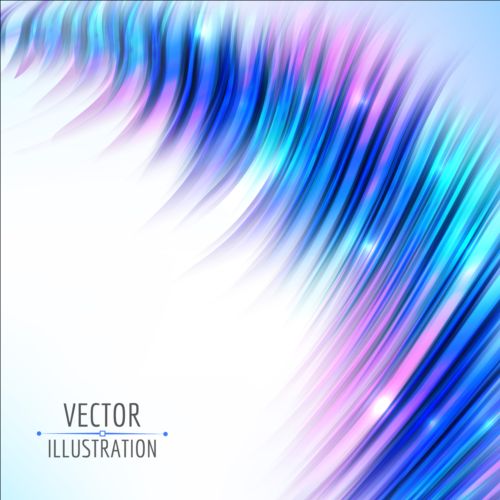 Shining abstract curves background illustration vector 13