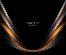 Shining wavy lines abstract background vector 05