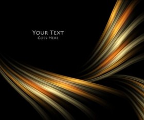 Shining wavy lines abstract background vector 06