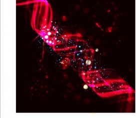 Shiny pink spiral background vector