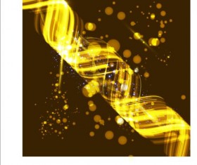 Shiny yellow spiral background vector