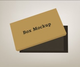 Shoes product packaging box vector design 04