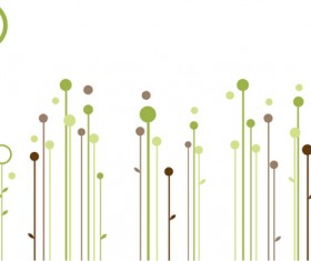 Simple floral vector background 03