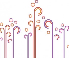 Simple floral vector background 04