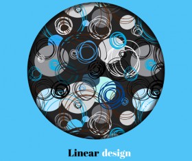 Simple linear vector background 06