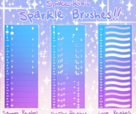 Space-Kid Sparkle Photoshop Brushes