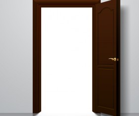 Suite door design vector 02